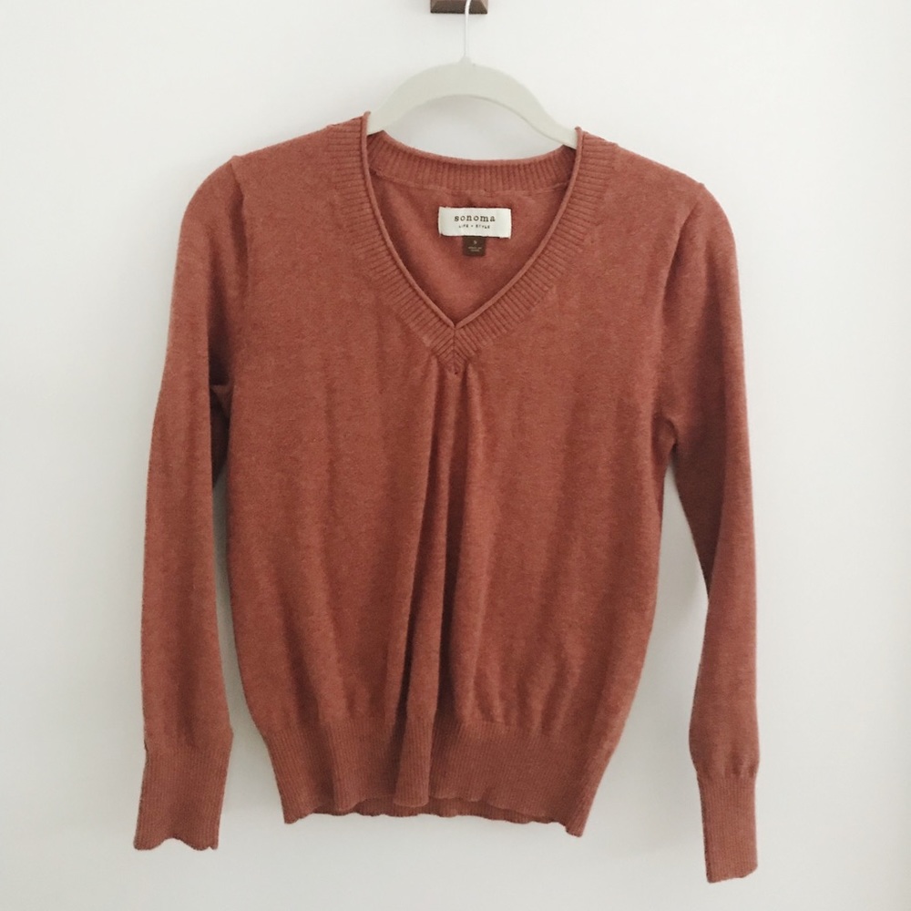 Rust colored sweater